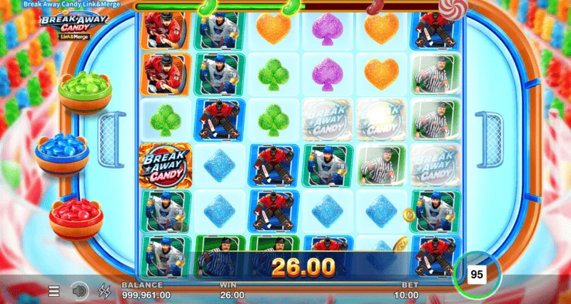 Break Away Candy - startar Free Spins med en växande Multiplier Trail